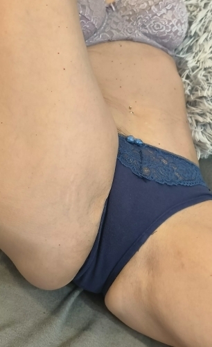 Sötét kék pamut bugyim